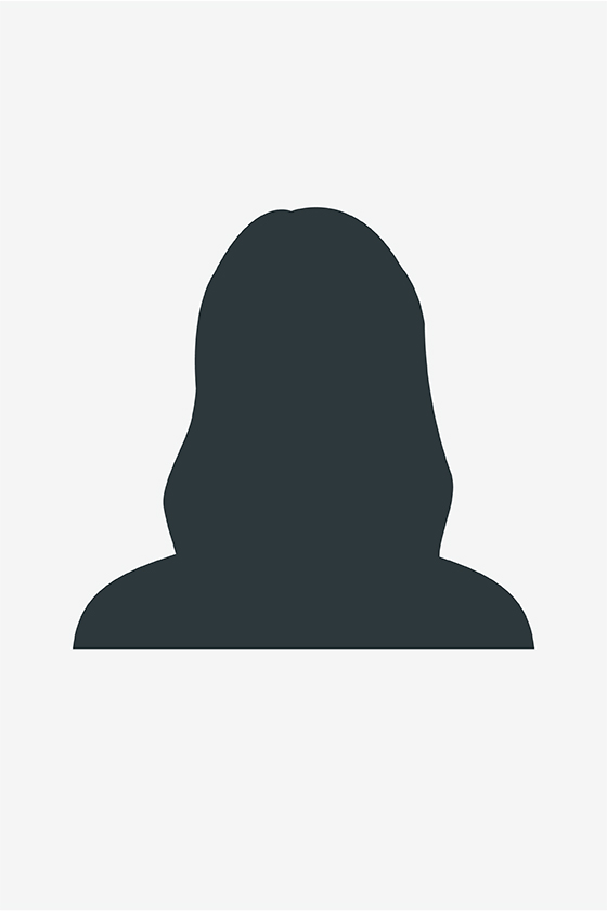 Unbekannte Person, neutrale Miene, Silhouette mit langen Haaren, dunkles Grau auf hellem Hintergrund.